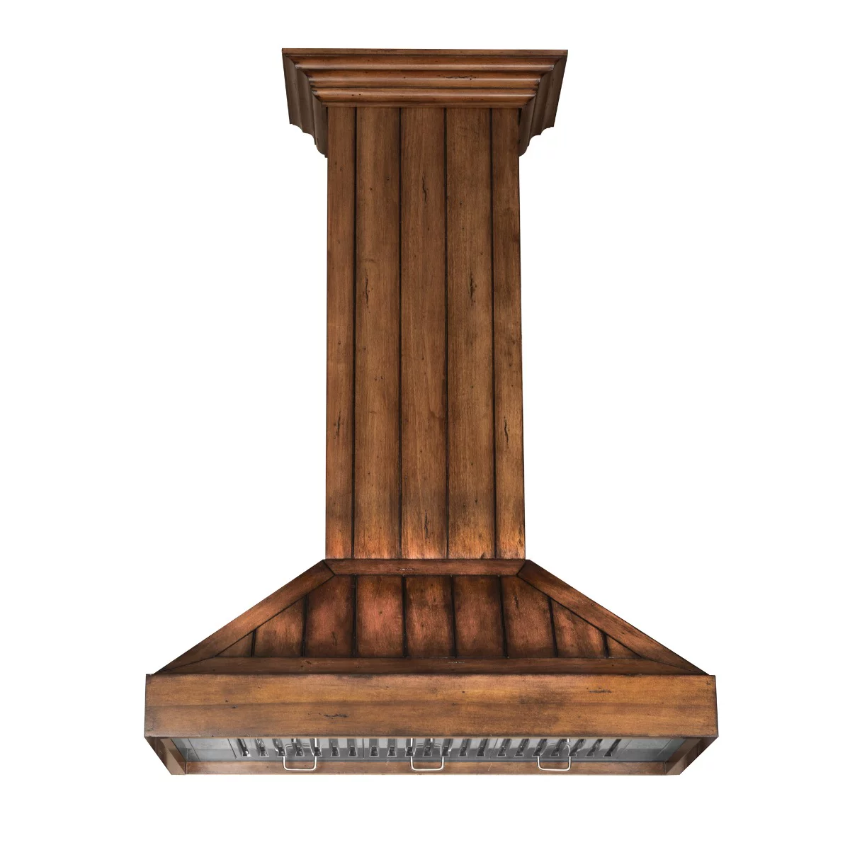 ZLINE 30 in. Wooden Wall Mount Range Hood in Rustic Light Finish - Includes 760 CFM Motor (KPLL-30)