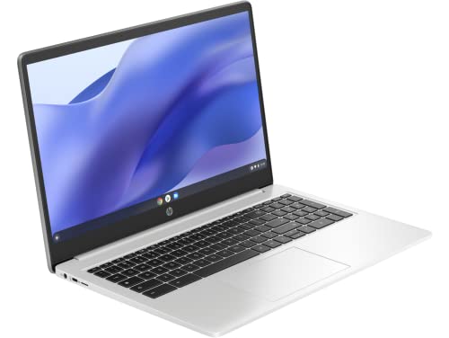 HP Chromebook 15 15.6" HD (Intel Pentium N6000, 8GB RAM, 128GB Storage (64GB eMMc + 64GB SD Card), UHD Graphics, Numeric KB) Home & Student Laptop