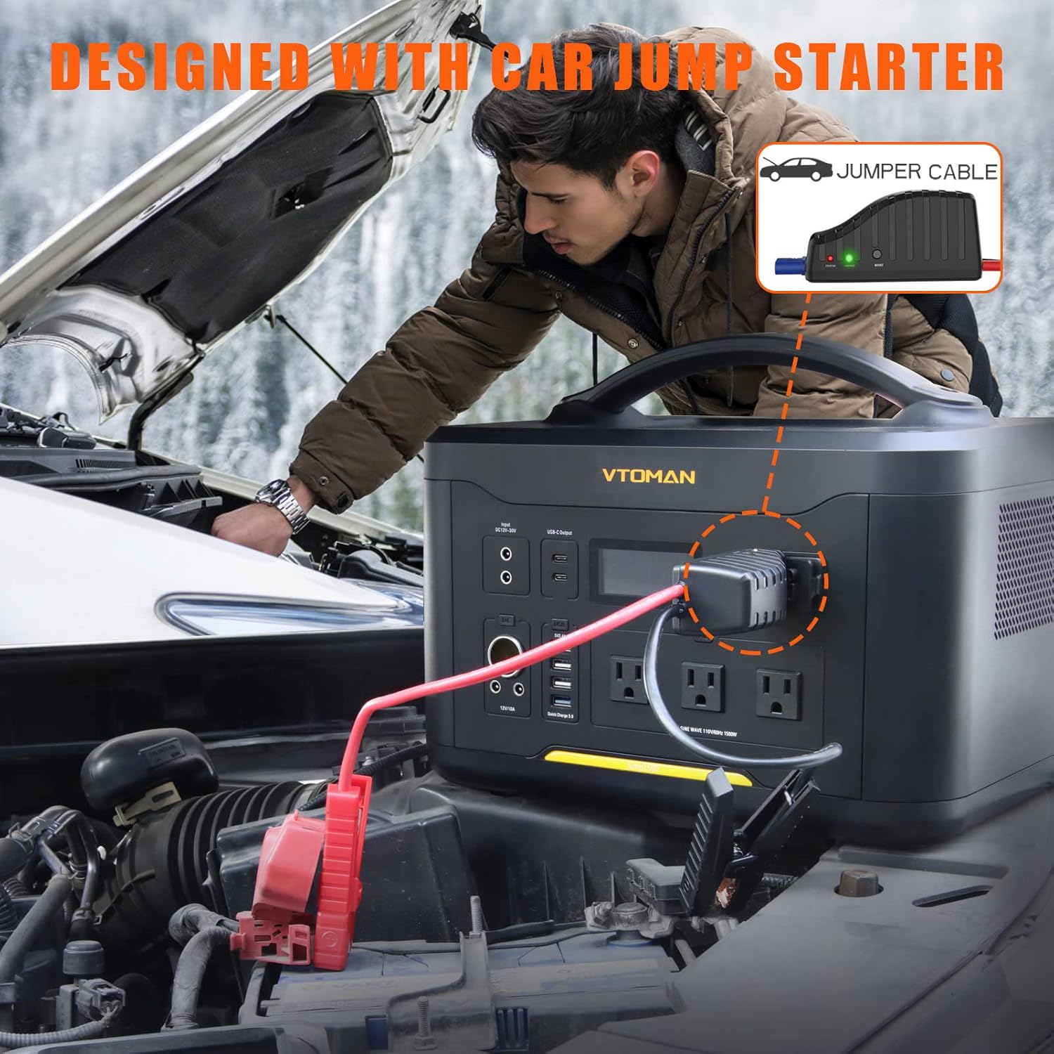 VTOMAN Jump 1000 Portable Power Station 1000W