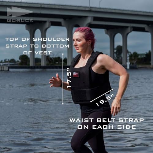 GORUCK Training Weight Vest 2.0 for Fitness & Body Workout for Men & Women - Adjustable & Washable - Ideal for Walking, Weightlifting
