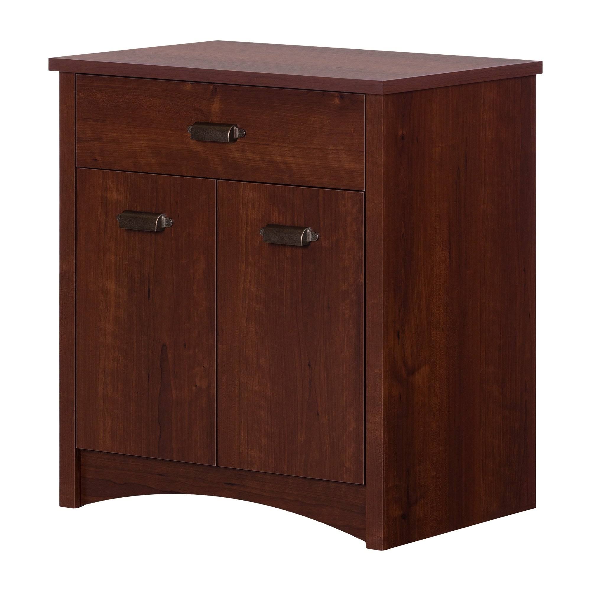 South Shore Gascony Printer Cabinet - Gray Maple