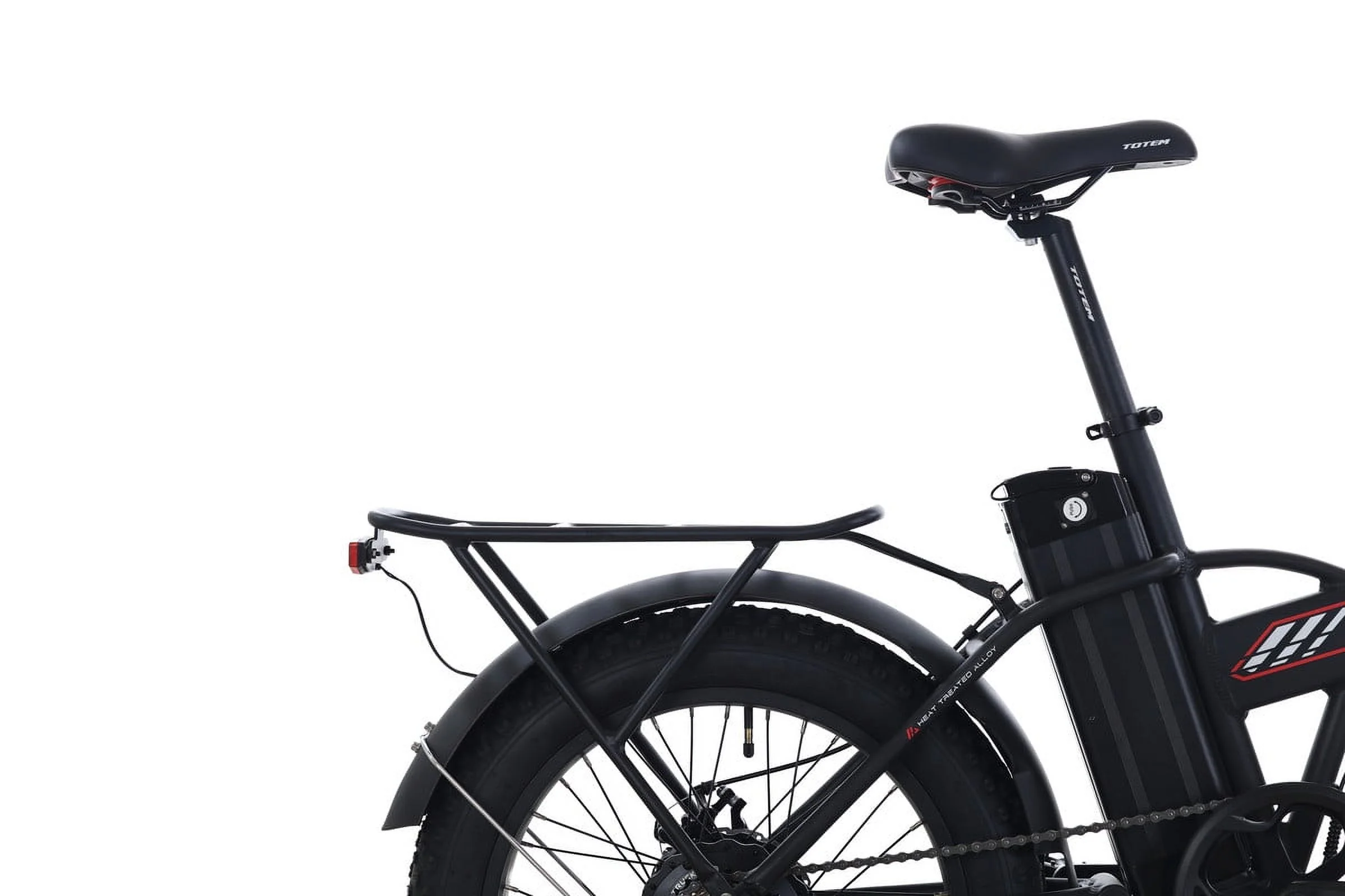 Totem Hammer Electric Bike for Adults, 20” x 4” Fat Tire Folding Ebike, 500W Powerful Motor Electric Folding Bike, 48V 10.4Ah Removable Battery