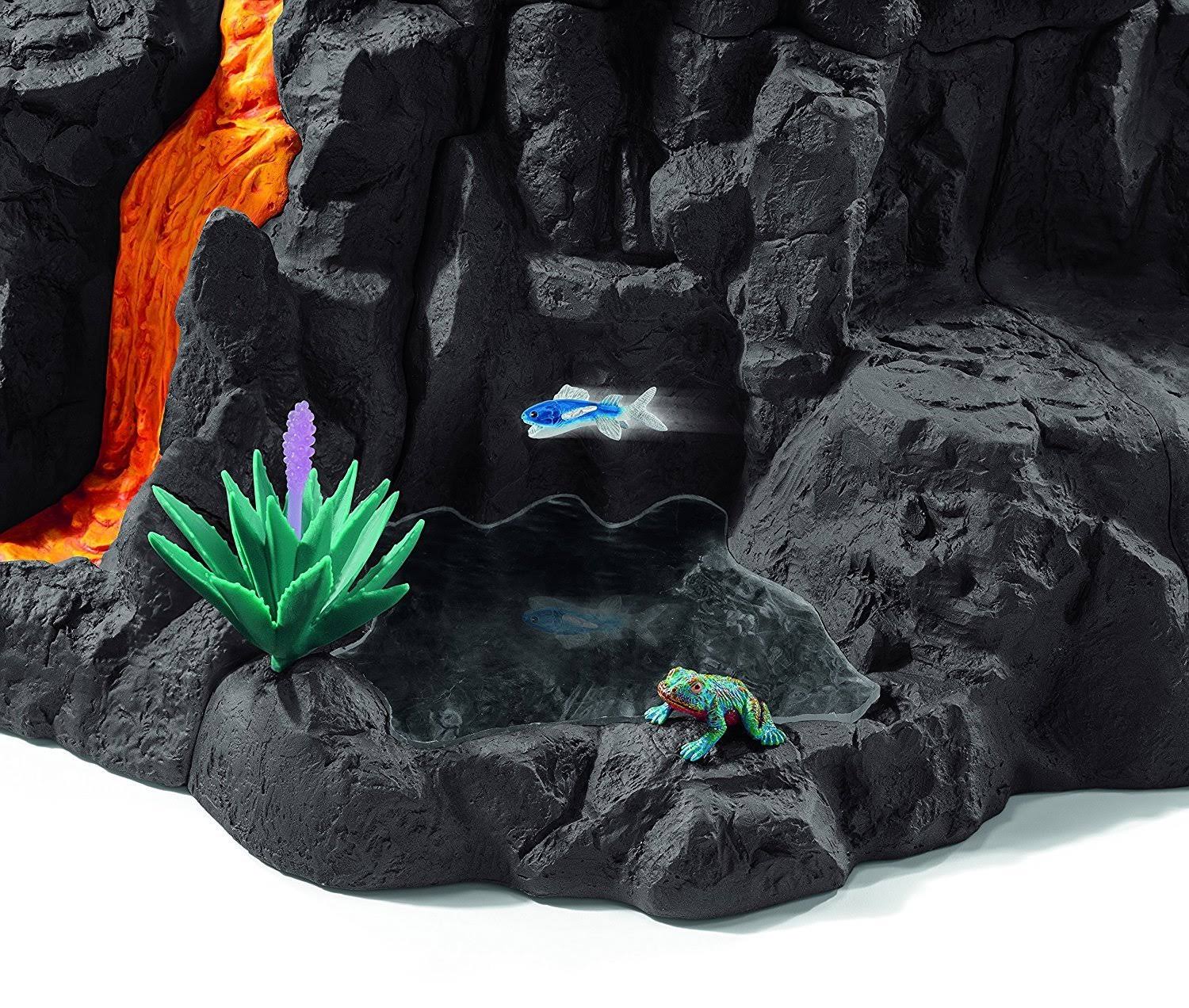 Schleich Giant Volcano with T-Rex