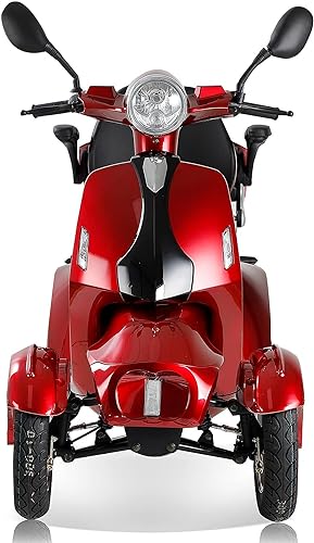 ccko Folding Mobility Electric Scooter 60V 800W Powerful Motor,Mobility Scooters for Adults,4 Wheel Portable Power Travel Scooters