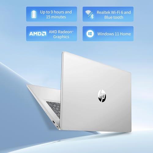 HP 17.3 inch Laptop, AMD Ryzen 5 7530U Processor (Beats Intel Core i7-1065G7), 17.3" HD+ Touchscreen, 32GB RAM, 1TB SSD, Windows 11 Home, Wi-Fi