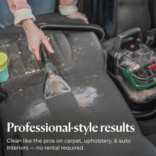 BISSELL Little Green Pet Pro Portable Carpet Cleaner Portable Carpet and Upholstery Deep Cleaner, Car/Auto Detailer