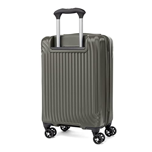 Travelpro Maxlite Air Hardside Expandable Carry on Luggage, 8 Spinner Wheels, Lightweight Hard Shell Polycarbonate Suitcase, Shadow Grey