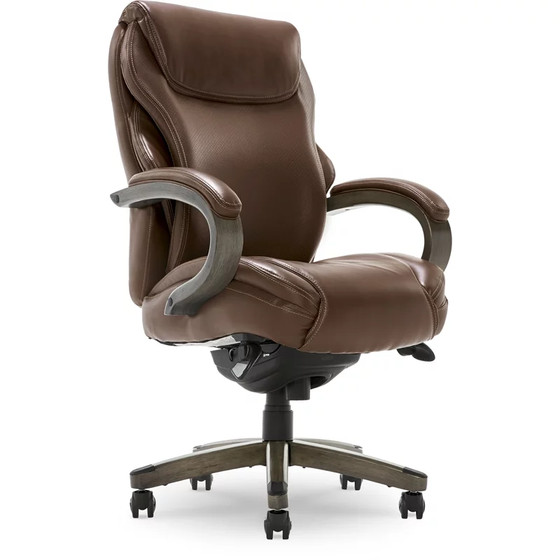 La-Z-Boy Hyland Executive Office Chair Chestnut Brown