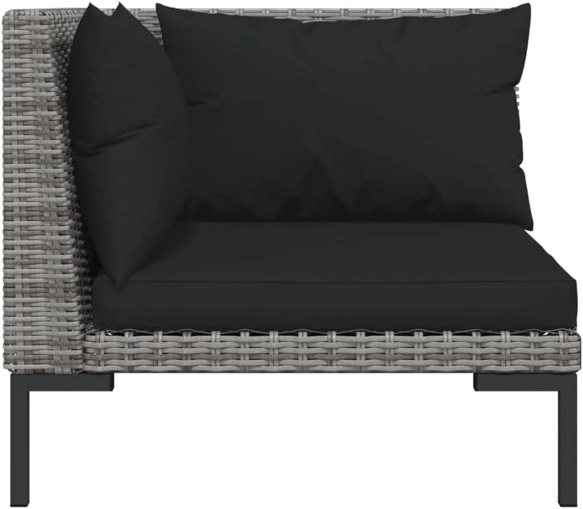 Garden Outdoor Lawn Yard Terrace Balcony Seat Seating Sitting Chair Bench Furniture Patio Sofa Set 12 Piece Patio Lounge Set with Cushions Poly