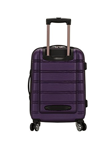Rockland Melbourne Hardside Expandable Luggage with Spinner Wheels, 2TONEBLUE, 2 Piece (20/28)