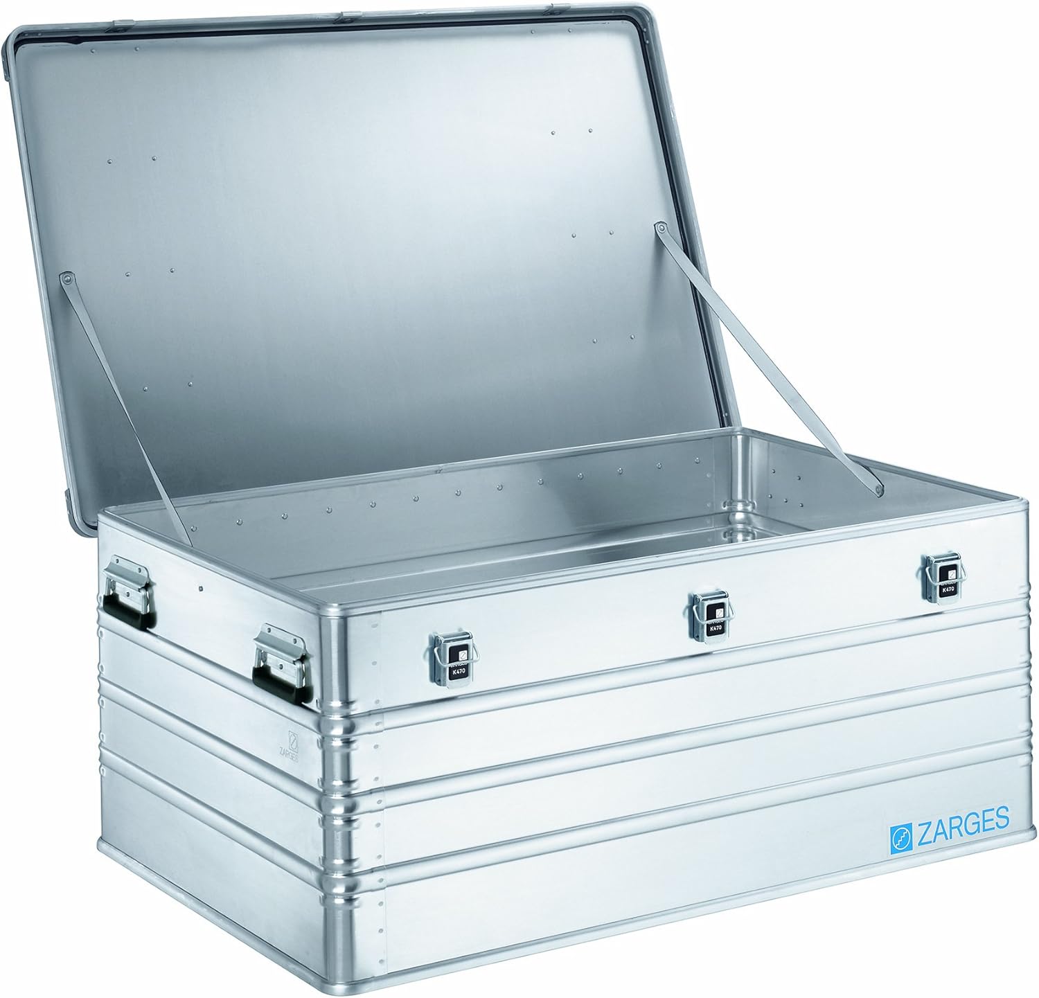 Zarges?K470 Aluminum Hard Protective Carrying Case, Portable Stackable Storage, Customizable Safe Lock Box