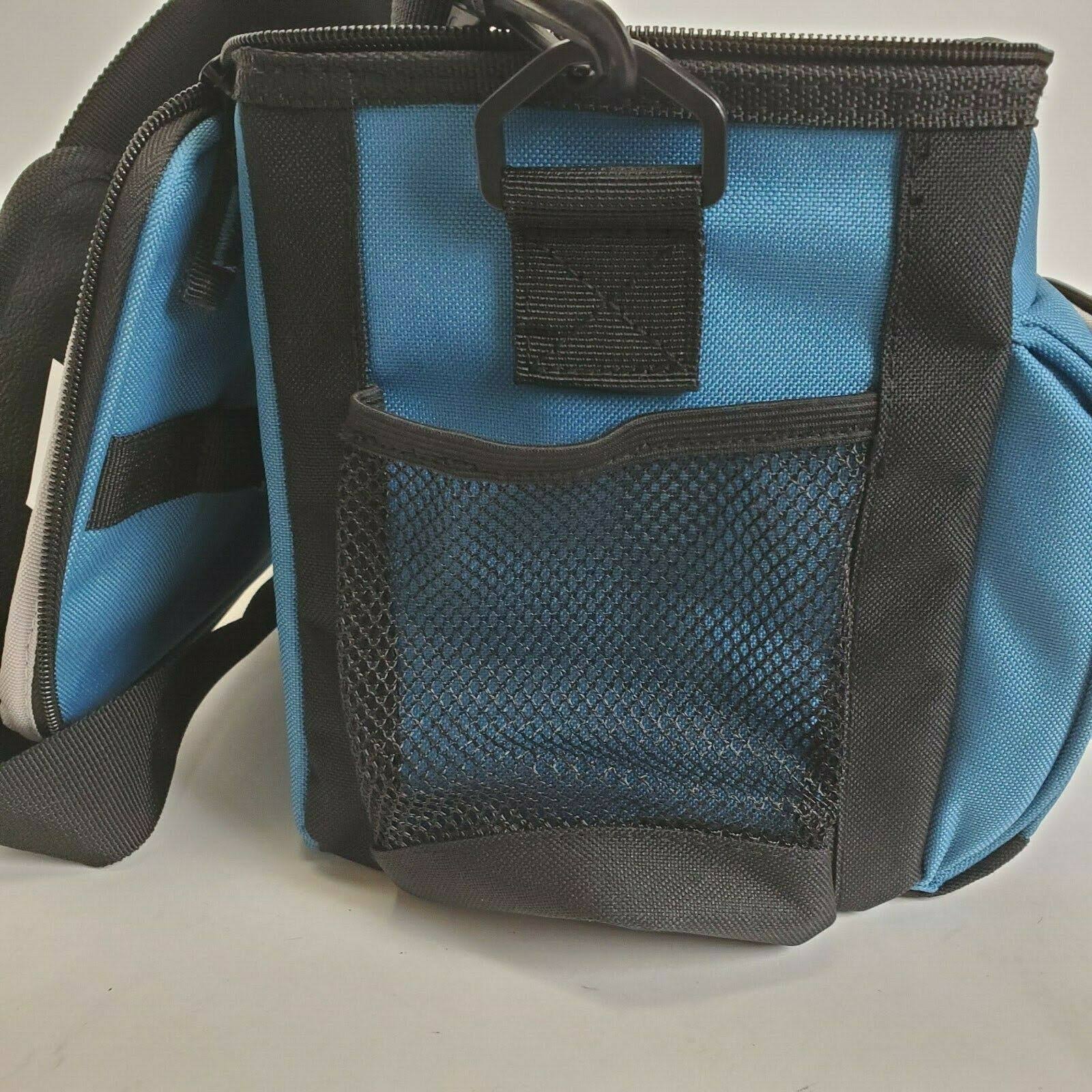 RTIC Day Cooler, Light Blue, 8 Can, Insulated Bag with Zipper