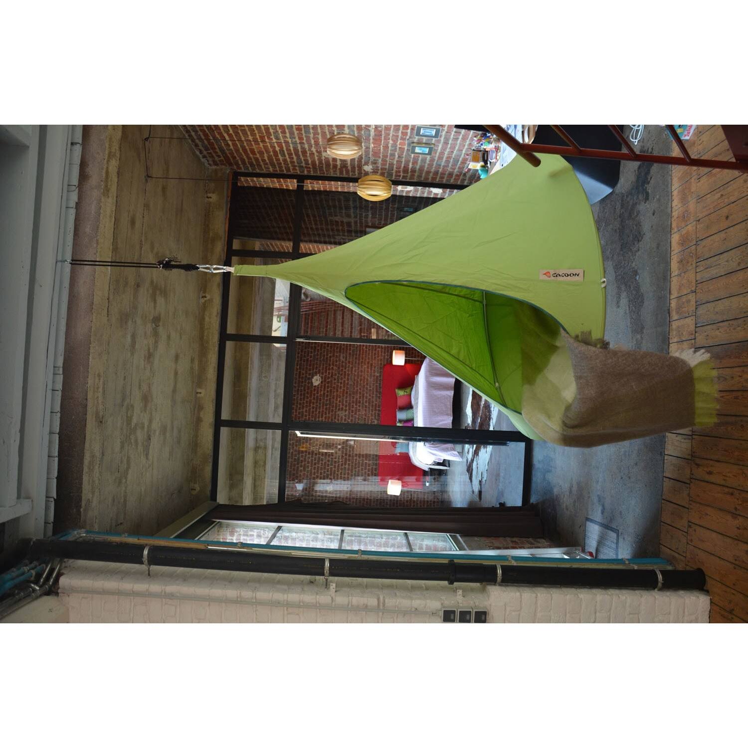 Cacoon Single Hammock - Chili Red