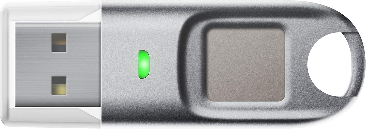 FEITIAN BioPass K27 USB Security Key - Two Factor Authenticator - USB-A with FIDO U2F + FIDO2 - Biometric Fingerprinting