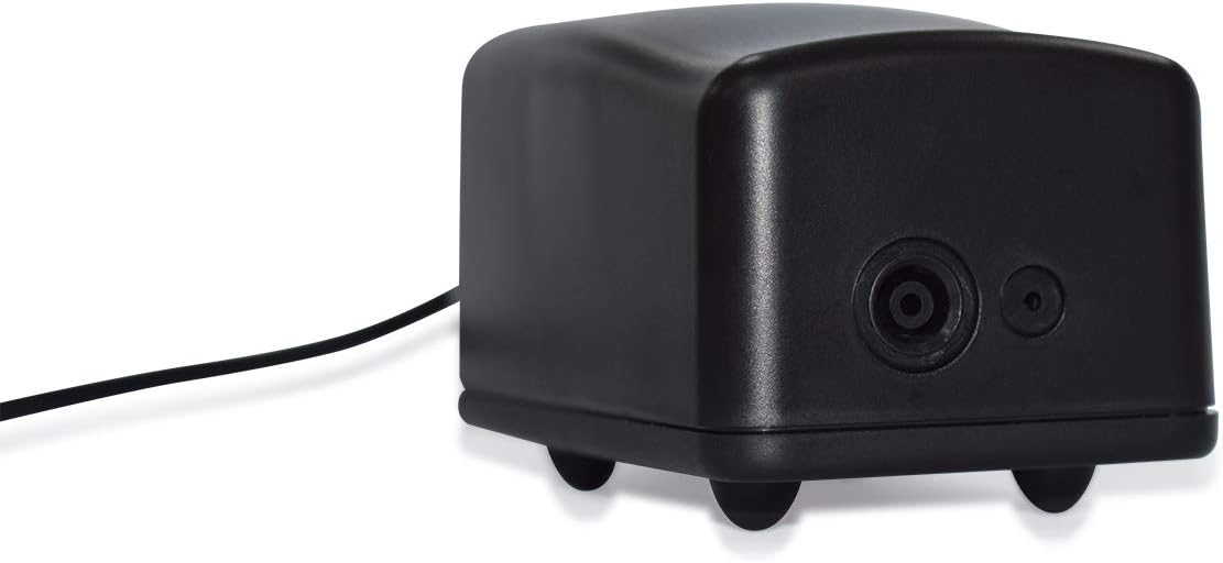 Battery Backup Solar Air Pump for Hydroponic Air Hoses and Bubble Stones, 3 Working Modes, 20 ft Extension Cable, 50 dB