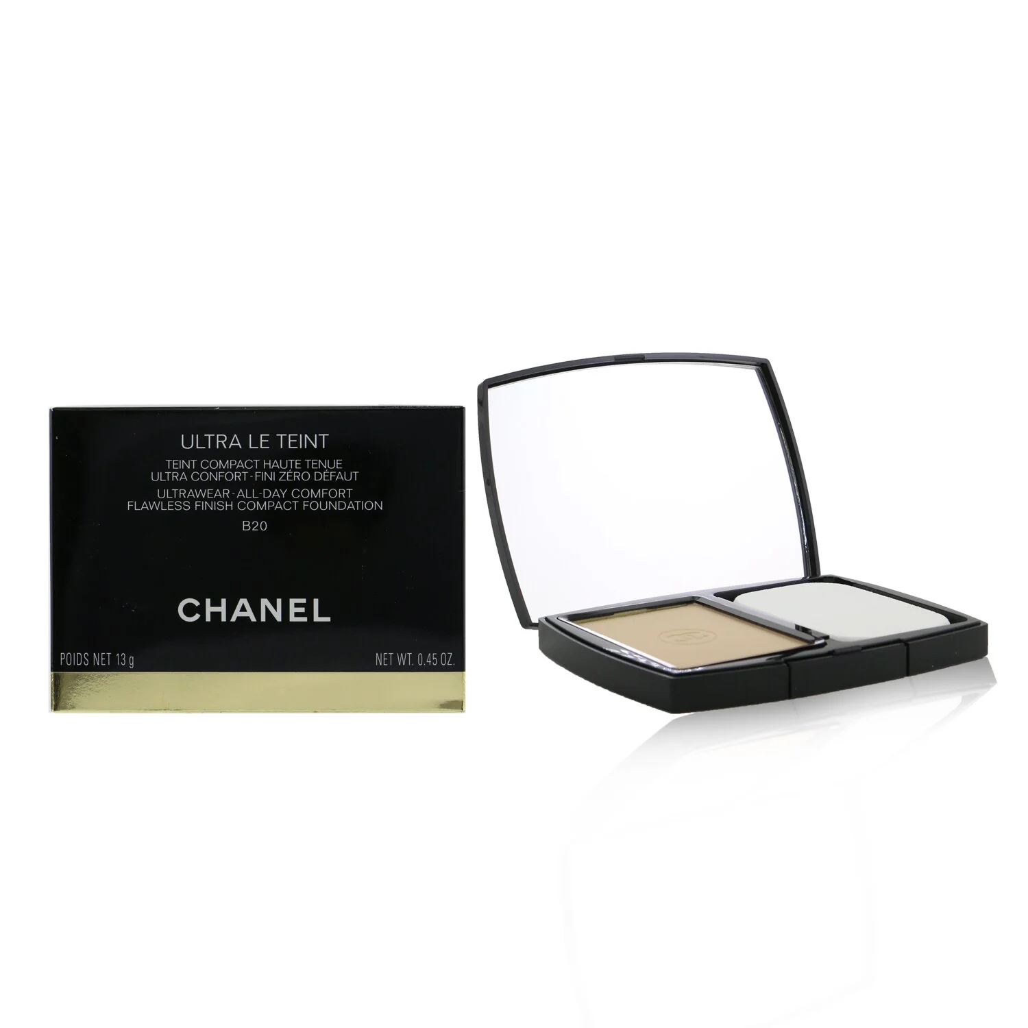 Chanel Ultra Le Teint Ultrawear All Day Comfort Flawless Finish Compact Foundation - # B40 13g/0.45oz