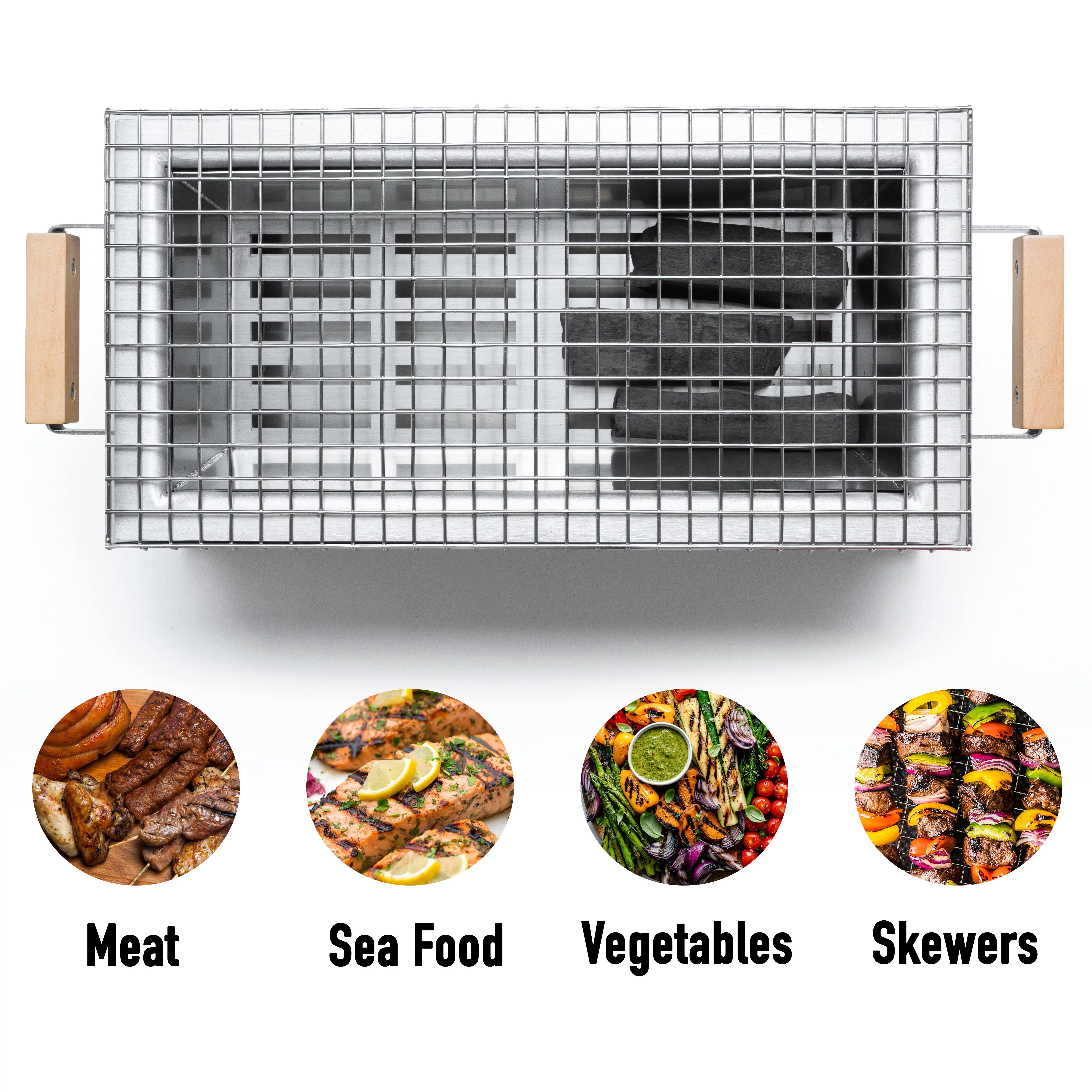 16" Yakitori Tabletop Charcoal Grill-Mini (MG-168)