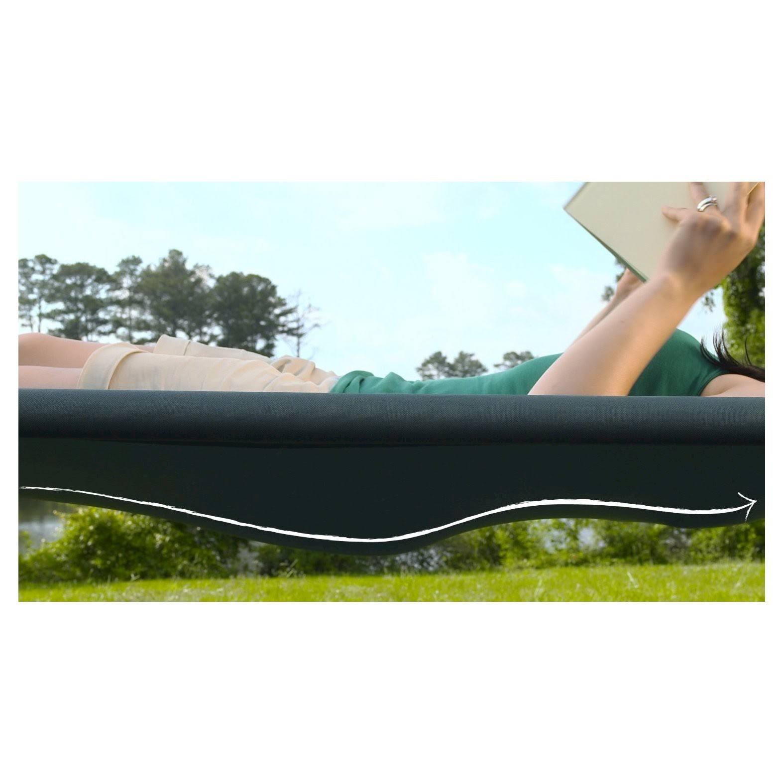 Disc-O-Bed CamOBunk Large with 2 Organizers Cabinets - Green - Camping