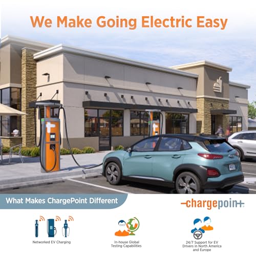 ChargePoint Home Flex Level 2 EV Charger J1772, Nema 6-50 Outlet 240V EV Station, Electric Vehicle Charging Equipment Compatible with All EV Models