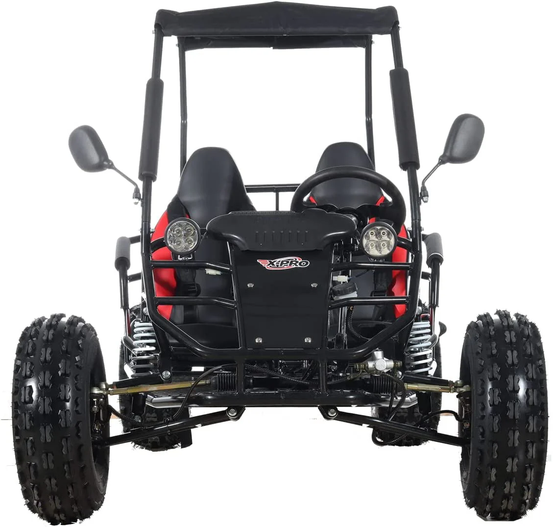X-Pro Brand New 125cc Gas Powered Go Kart 3 Semi-Automatic Transmission w/Reverse Big 18/19 Wheels