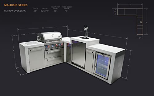 Mont Alpi 4 Burner Deluxe Kegerator Models