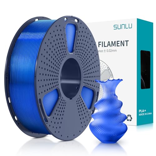 SUNLU 3D Printer Filament Bundle, PLA Plus Filament 10KG 1.75mm, Neatly Wound Filament for Most 3D Printer, 10 Colors, 1kg Spool