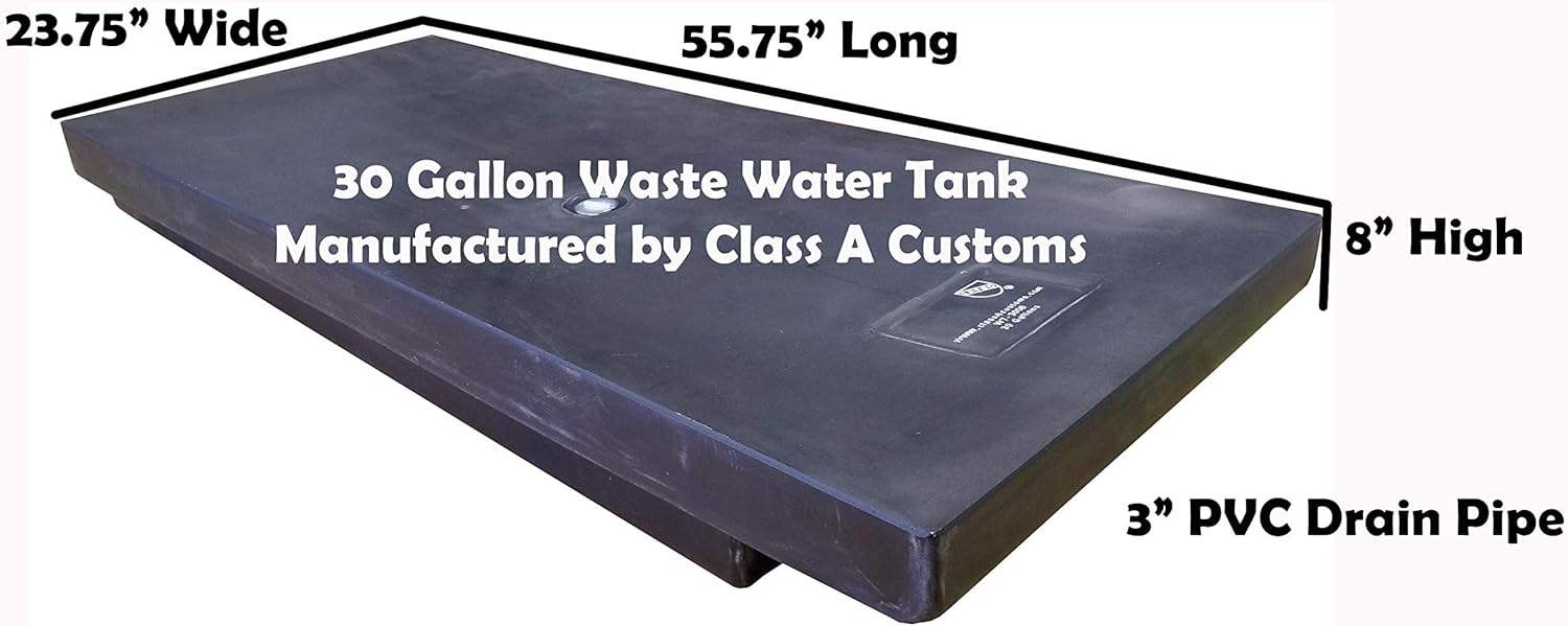 30 Gallon RV Waste Black Water Holding Tank WT-3000