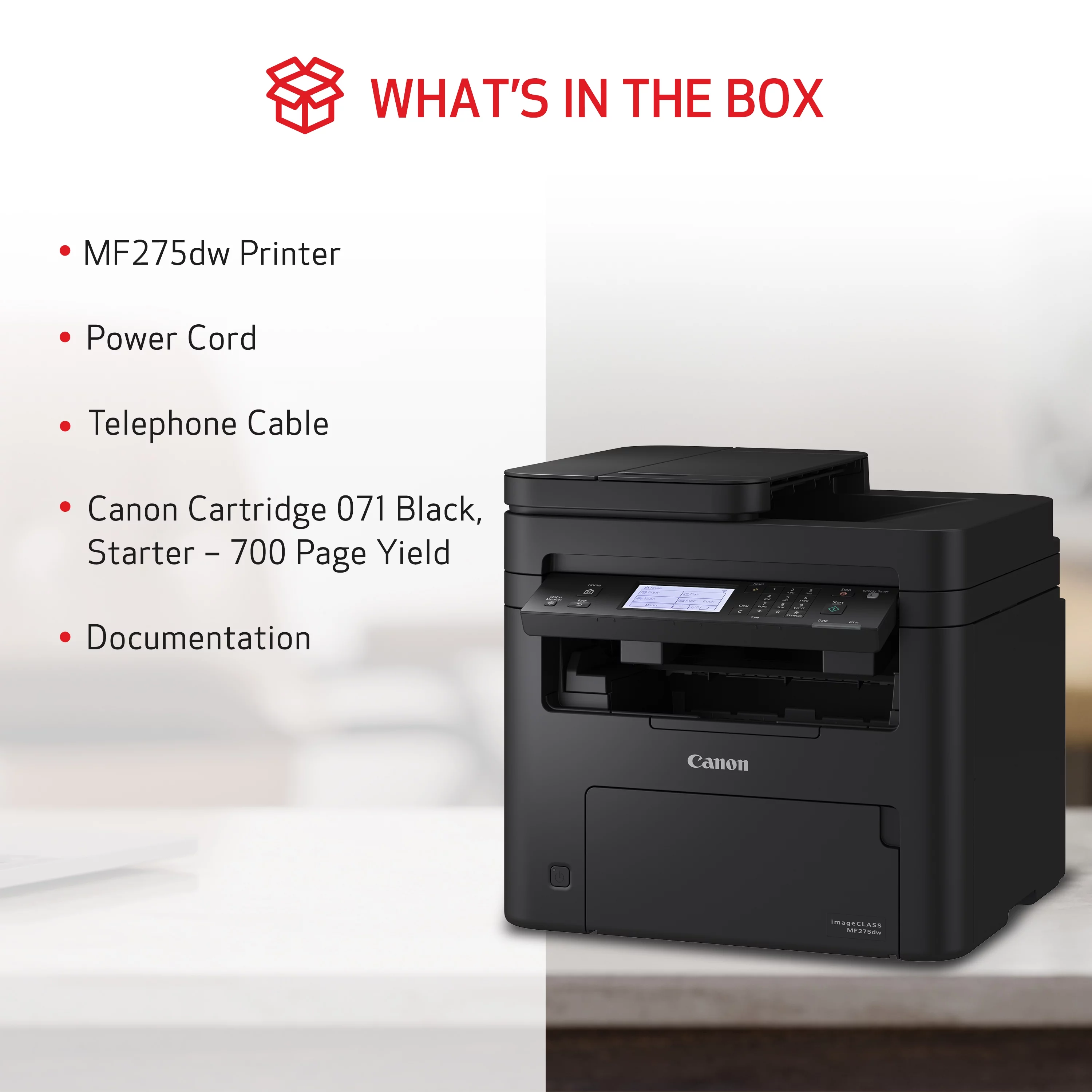 Canon imageCLASS MF275dw - Wireless, Duplex Laser Printer
