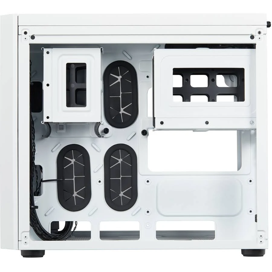 Corsair Crystal Series 280X Tempered Glass Micro ATX Case - White