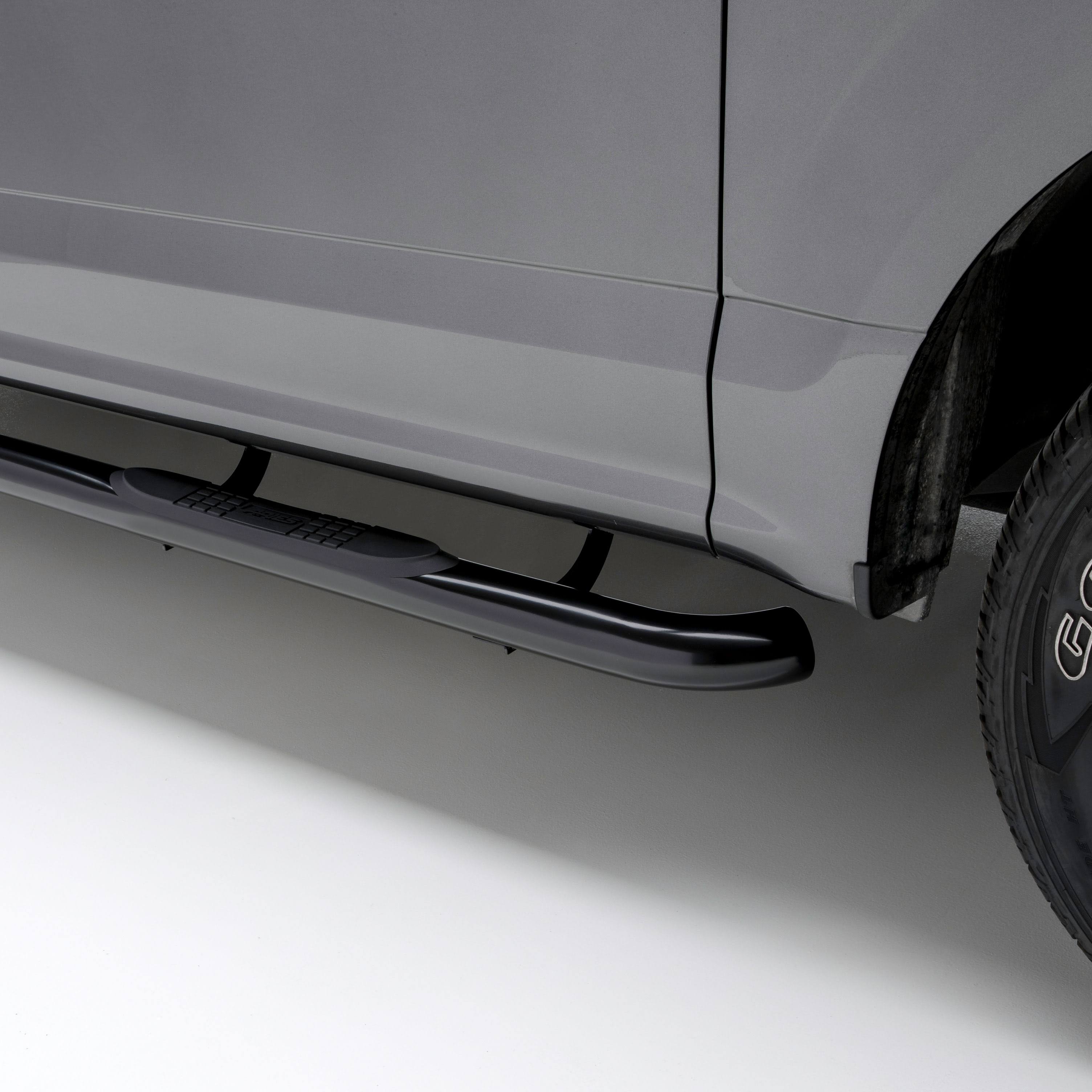 Aries 3-Inch Round Side Bars - Black 203012
