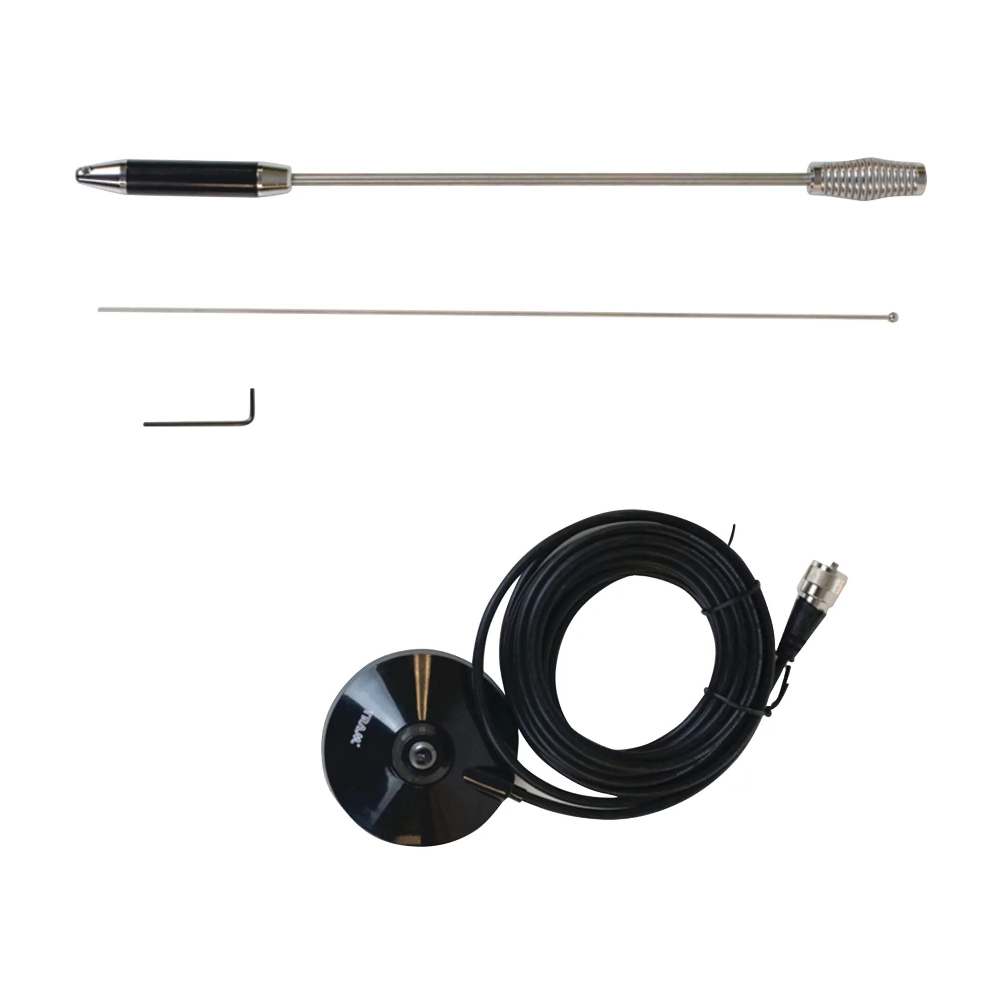 Group President Electronics TXUS600 Mckinley USA 12/24v CB Radio & Tram 703-HC CB Antenna Kit