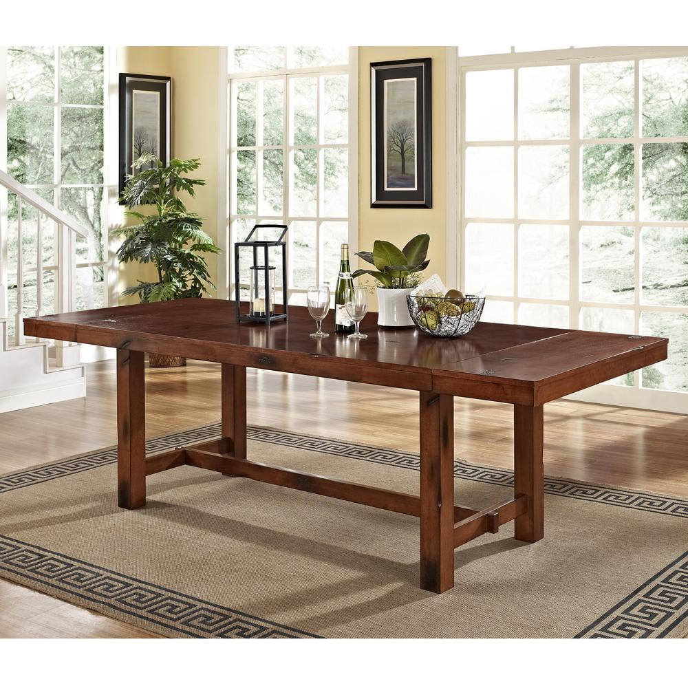 Rustic Oak Extendable Dining Table - Harvest, Belen Kox
