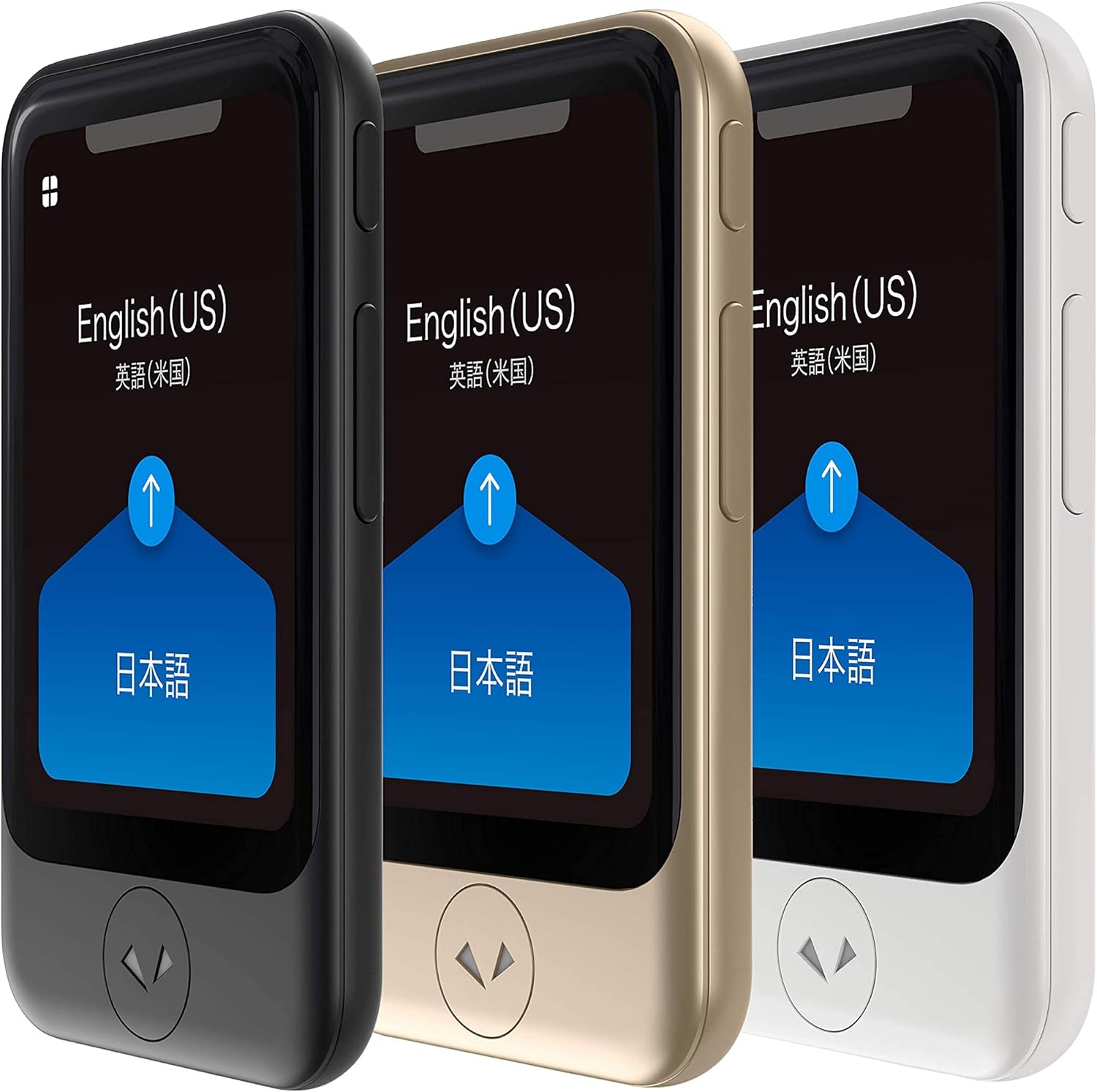 Pocketalk Model S Real Time Two-Way 82 Language Voice Translator with 2 Year Built-in Data and Text-to-Translate Camera & HIPAA Compliant/Black