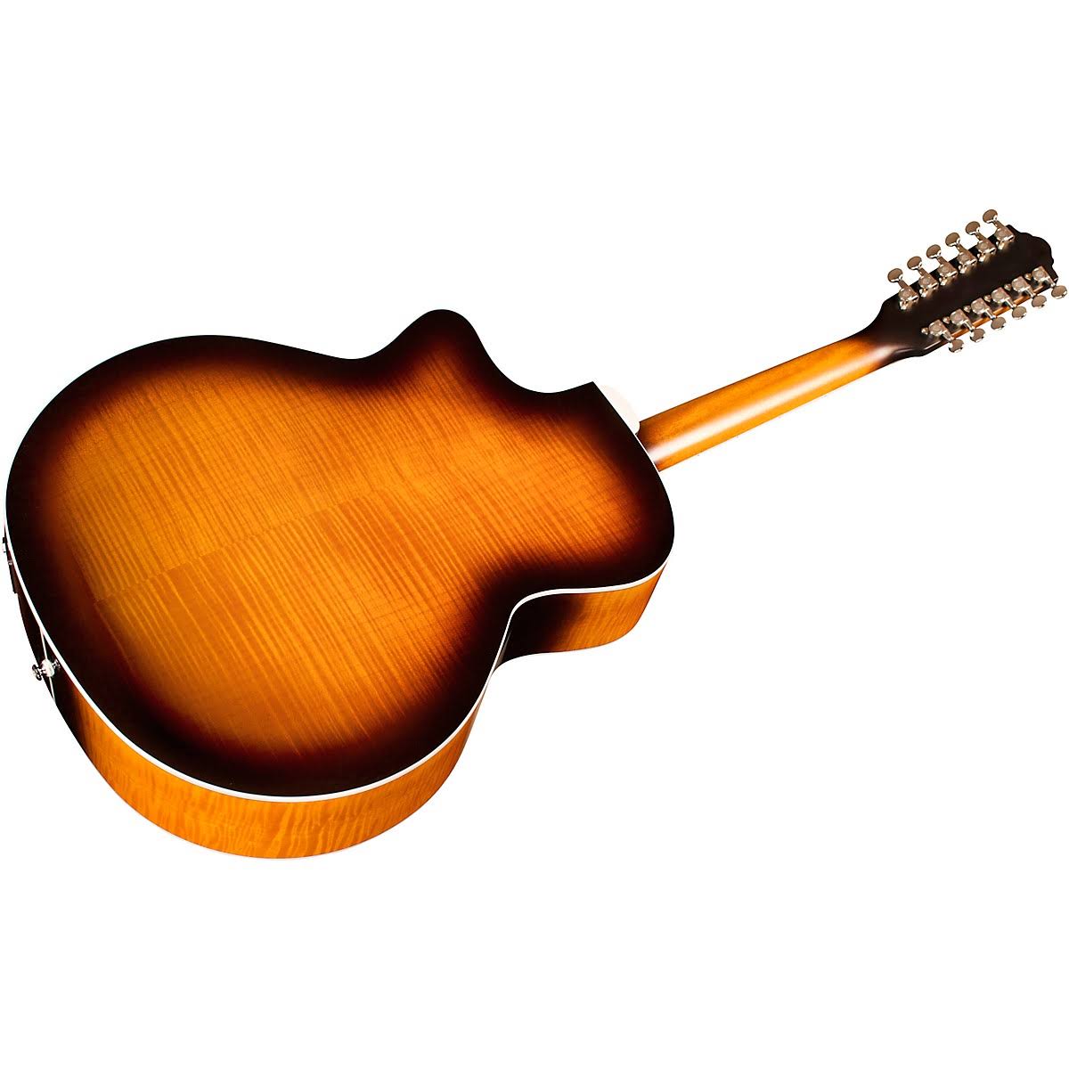 Guild F-2512CE Deluxe 12-String Cutaway Jumbo Acoustic-Electric Guitar Antique Burst