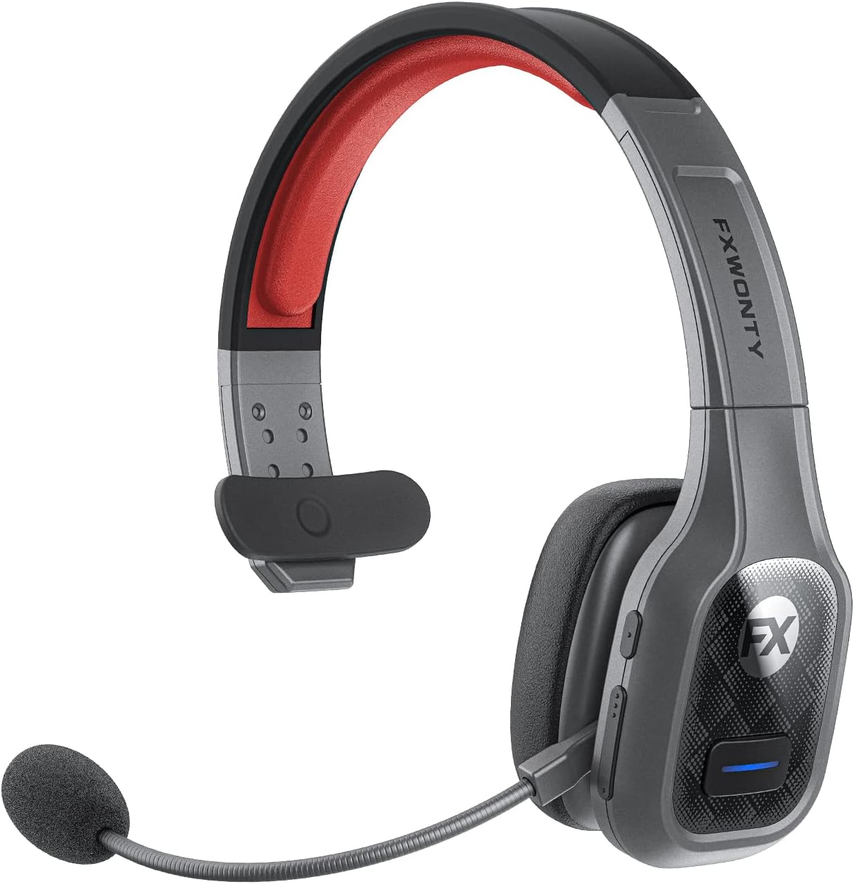 FXWONTY Wireless Headset, Trucker Bluetooth Headset with Microphone Noise Canceling & Mute Button