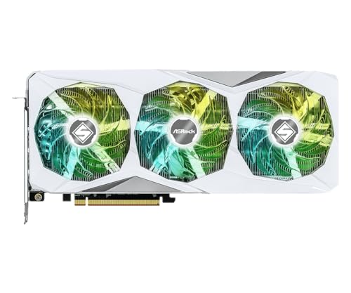 ASRock AMD Radeon RX 7700 XT Challenger 12GB GDDR6 192-bit 0dB Silent Cooling 7680 x 4320 DisplayPort HDMI LED Indicator 18Gbps Dual Fan Graphics Card