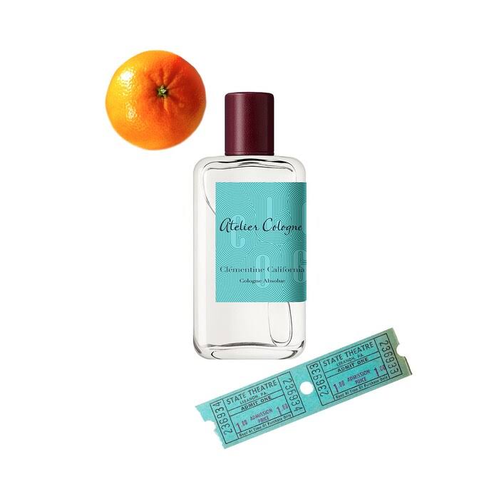 Clementine California by Atelier Cologne 3.3oz Cologne Absolue Spray for Unisex