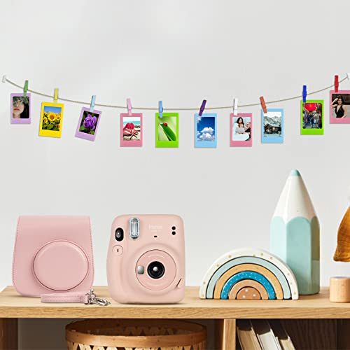 Fujifilm Instax Mini 11 Camera with Fujifilm Instant Mini Film (60 Sheets) Bundle with Deals Number One Accessories Including Carrying Case