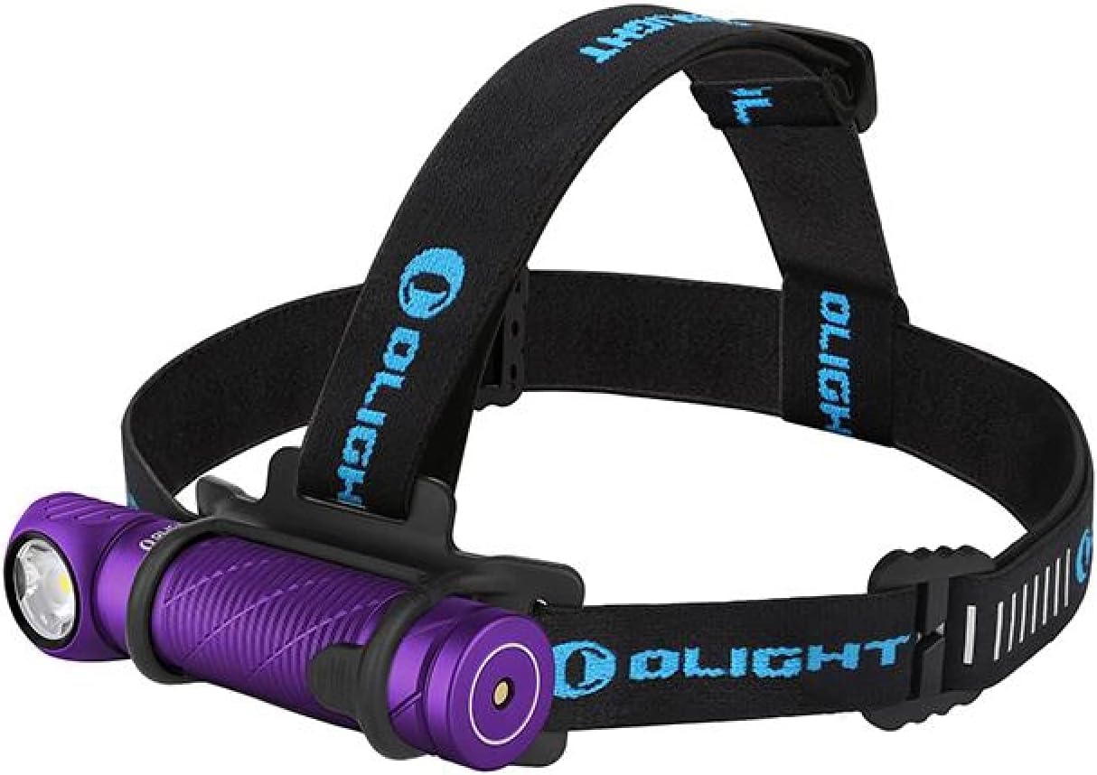 OLIGHT Perun 2 2500 Lumens Rechargeable Headlamp, Multi-Functional Right Angle MCC Waterproof Flashlight with Headband, Perfect for Night Camping