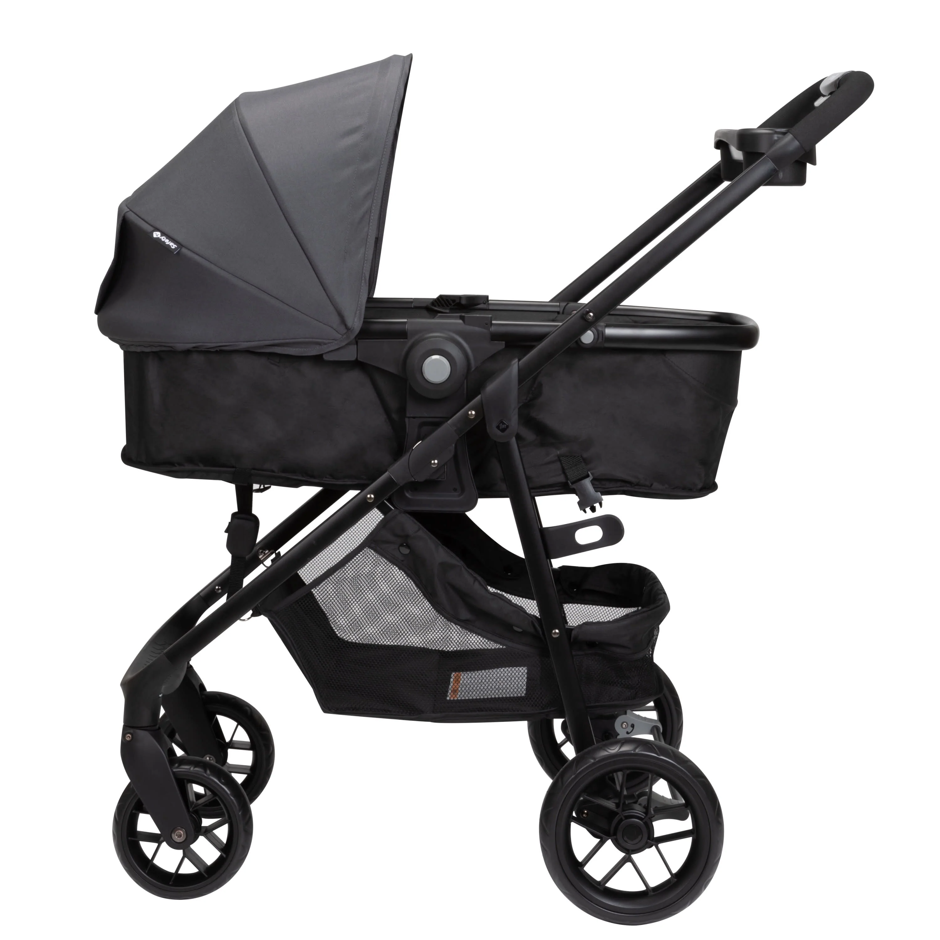 Safety 1st Grow and Go Sprint Modular Travel System Stroller with Rear-Facing Infant Car Seat, Whisper Grey