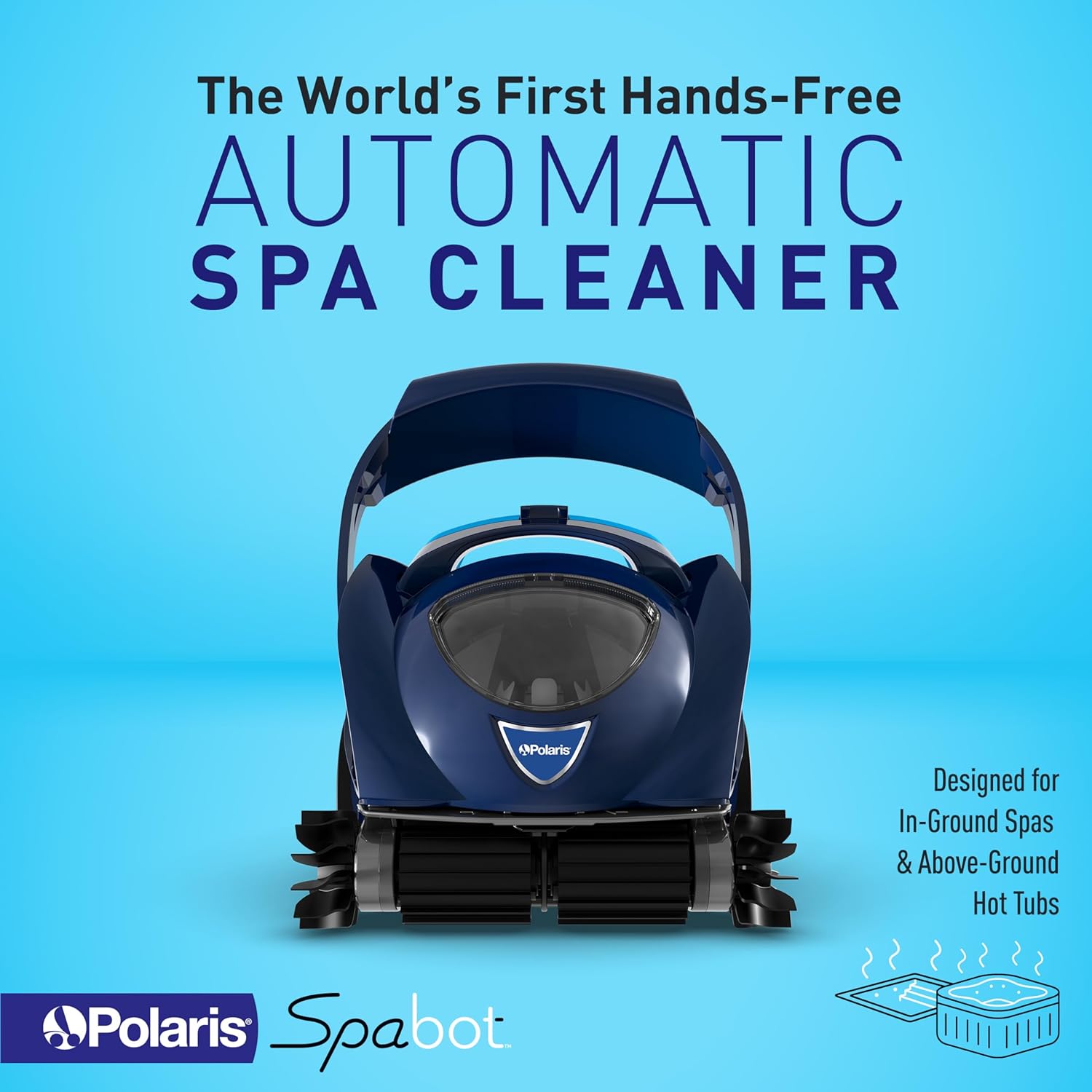 Polaris Spabot Hands-Free Automatic Spa Cleaner, Designed for In-Ground Spas & Above-Ground Hot Tubs