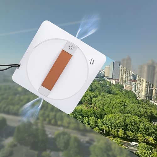 Smart Window Cleaning Robot, Dual Water Spray, 2500Pa High Suction Power, Wet/Dry Cleaning, Indoor/Outdoor Use, Mobile APP & Remote Control