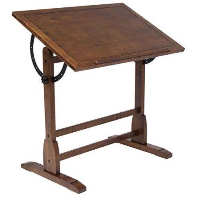 Studio Designs 36 x 24inch Vintage Drafting Table, Rustic Oak