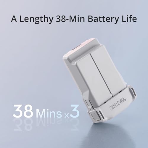 DJI Mini 3 Fly More Combo, Lightweight 3x Mechanical Gimbal Mini Camera Drone with 4K HDR Video, 3 Batteries for 114-min Flight Time