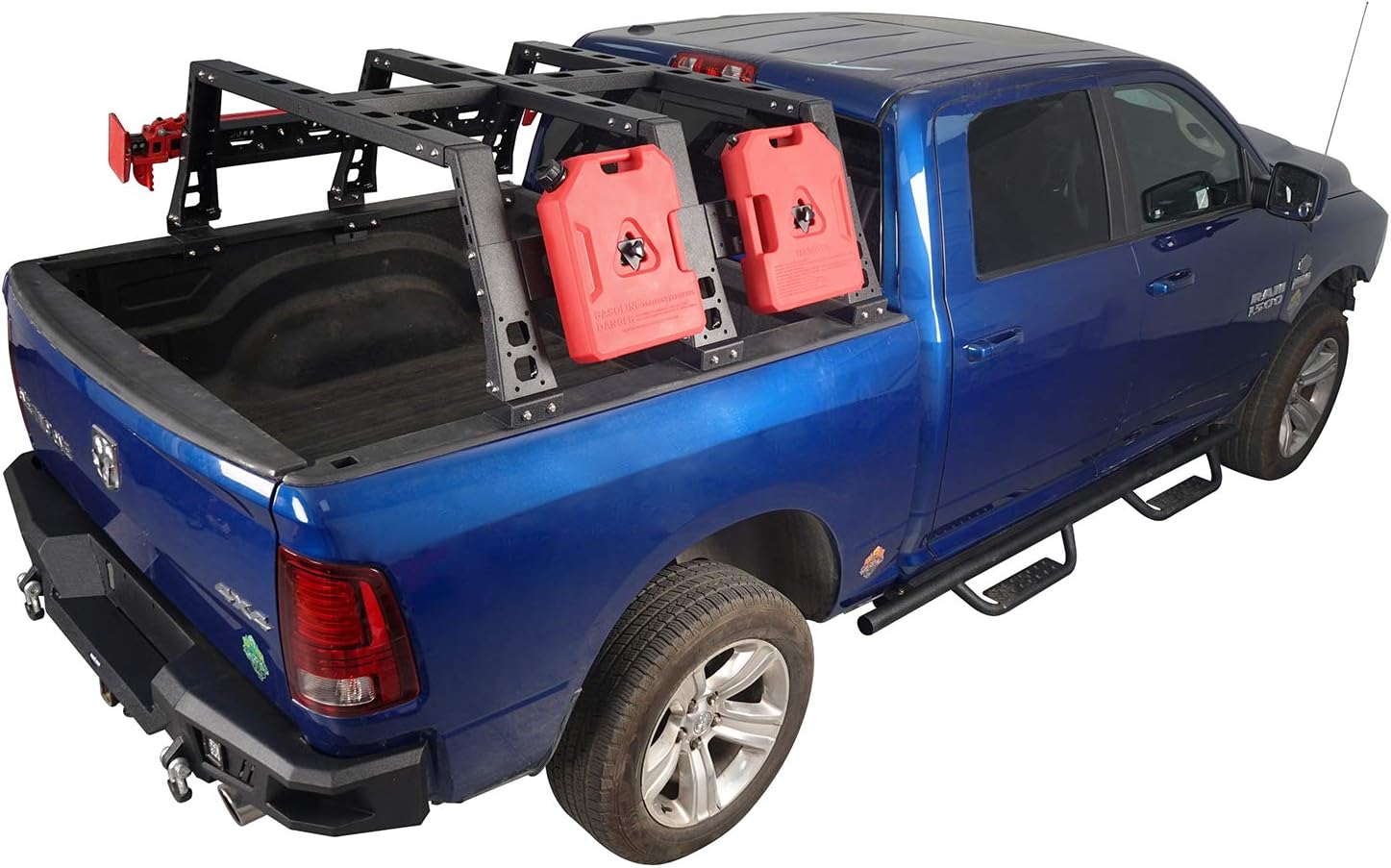 u-Box Ram 1500 Overland Bed Rack MAX 13.8 High Cargo Carrier Truck Storage Compatible with Dodge Ram 1500 Pickup Trucks 2009-2018