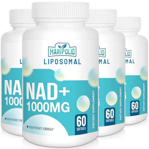 Liposomal NAD+ Supplement 1000 mg | Highest NAD Pontecy | Max Absorption | Pure NAD Supplement | Energy and DNA Repair, Aging Defense