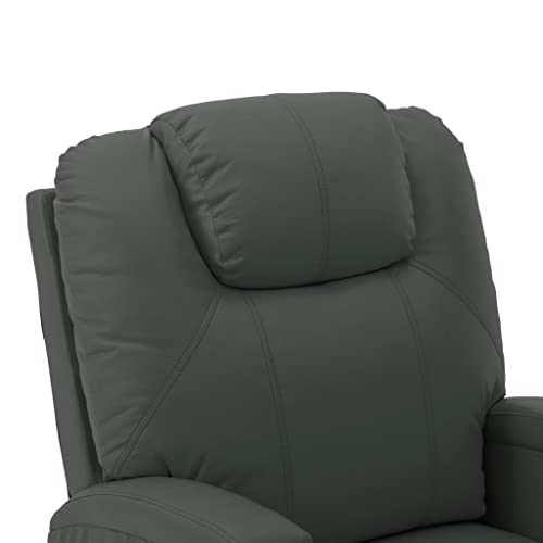 vidaXL Electric Power Lift Massage Chair with Manual Recline, 6-Point Vibration Massage