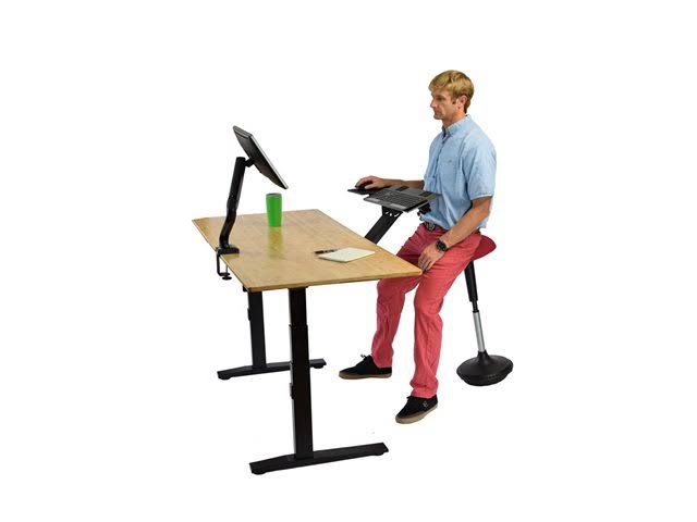 Uncaged Ergonomics: Wobble Stool Standing Desk Chair - Red