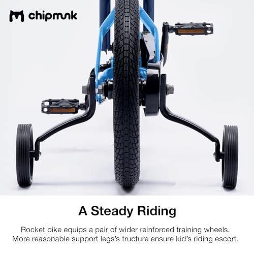 Chipmunk Kids Bike Toddlers 12 14 16 18 Inch Wheel Bicycle Beginners Boys Girls Ages 3-11 Years, Multiple Color Options