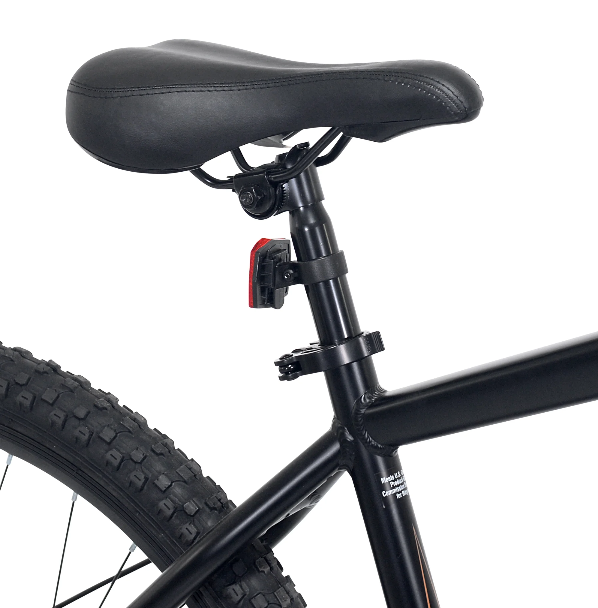 Ozark Trail 27.5 Vibe Mountain Bike, Medium Frame, Black, Adult, Unisex